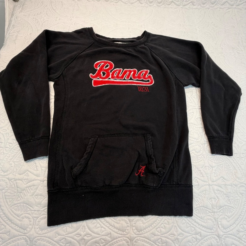 Bama J. America Vanity Md Black Fleece Crewneck Sweatshirt RN 101475